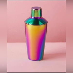 Cambridge 9in Stainless Steel Rainbow Cocktail Shaker. Brand New.
